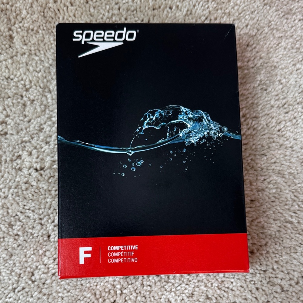 Speedo Black and Red Swimwear Box